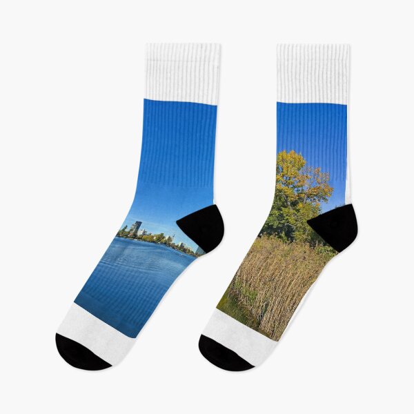 Item preview, Vienna and Donau river skyline autumn season designed and sold by goceris.
