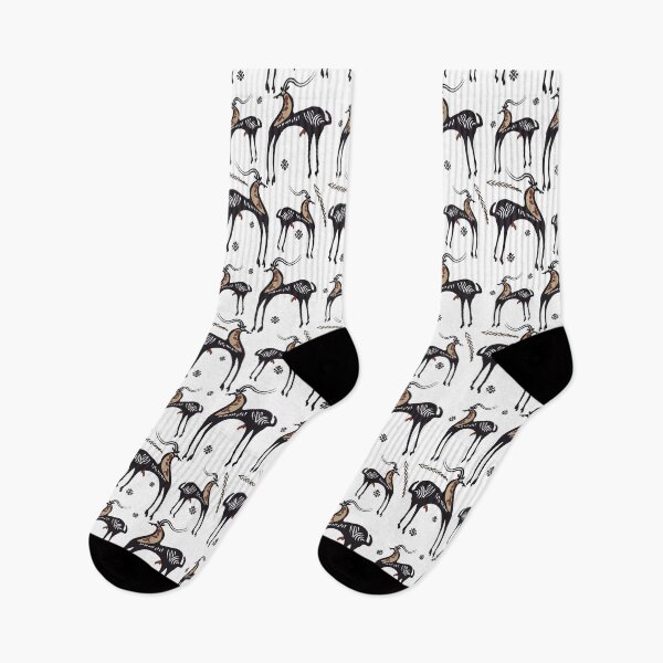 Item preview, Cypriot Black Gazelle Pattern #3 designed and sold by Aeterna Prints.