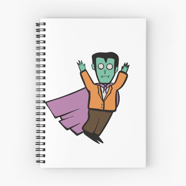 Item preview, Orange Cartoon Flying Vampire designed and sold by ArtBySutherland.