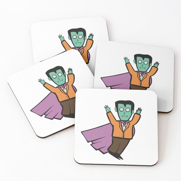 Item preview, Orange Cartoon Flying Vampire designed and sold by ArtBySutherland.
