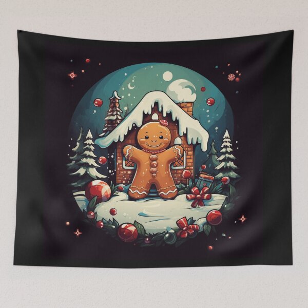 Item preview, Christmas Gingerbread Man Holiday Xmas Comic designed and sold by 0DarkArtz0.