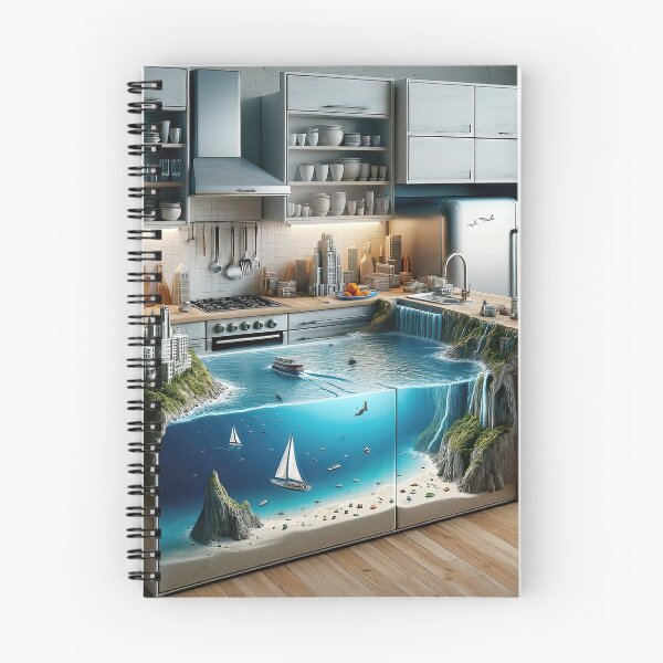 Item preview, Kitchen Beach - AI Art designed and sold by Oilix.