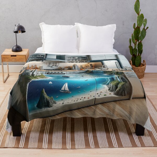 Item preview, Kitchen Beach - AI Art designed and sold by Oilix.