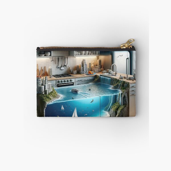 Item preview, Kitchen Beach - AI Art designed and sold by Oilix.