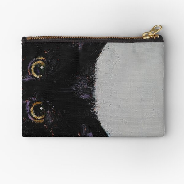 Black Kitten Zipper Pouch