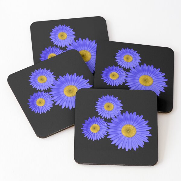 Item preview, Amazing Blue three Daisy Sun Flowers Blue designed and sold by Aquillashop.