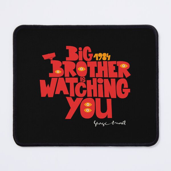 Item preview, Orwellian Tribute - “Big Brother is Watching You” - Dystopian Art Design in Classic Colors designed and sold by Boogosh.