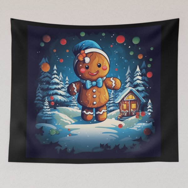 Item preview, Christmas Gingerbread Man Holiday Xmas Comic designed and sold by 0DarkArtz0.