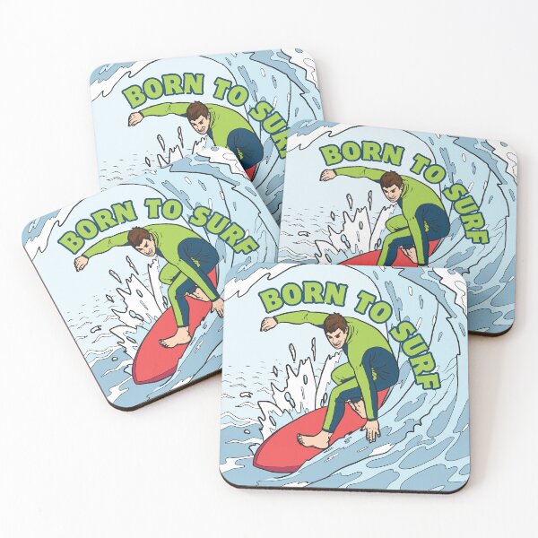 Item preview, Born to surf designed and sold by artwaves.