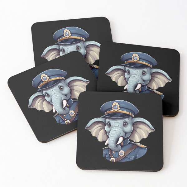 Item preview, Elephant policeman designed and sold by Soulskier.