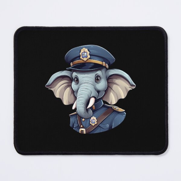 Item preview, Elephant policeman designed and sold by Soulskier.