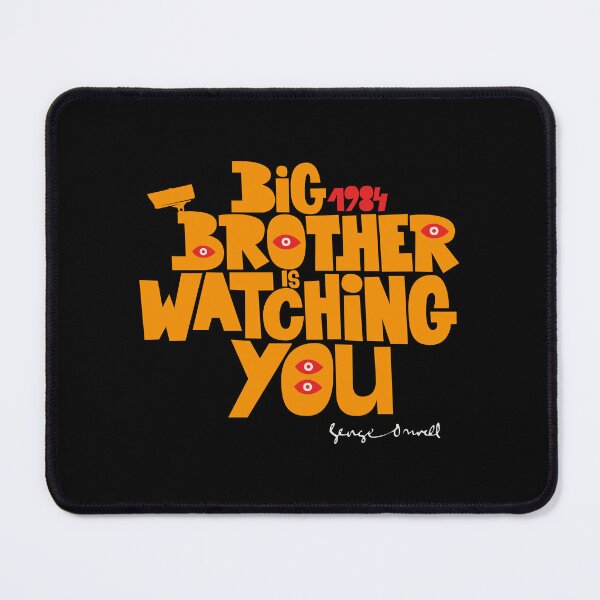 Item preview, Orwellian Tribute - “Big Brother is Watching You” - Dystopian Art Design in Classic Colors designed and sold by Boogosh.
