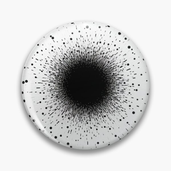 Item preview, A black dot on white background art designed and sold by lineblock.