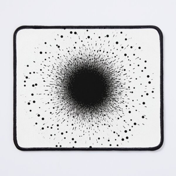 Item preview, A black dot on white background art designed and sold by lineblock.