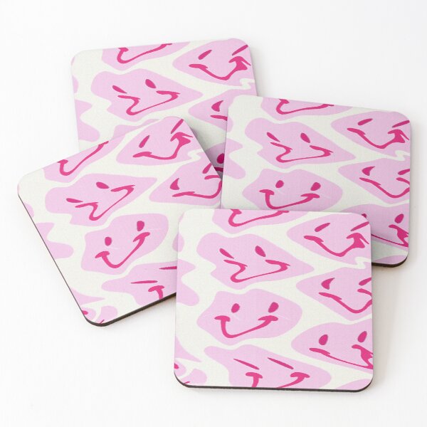 Item preview,  aesthetic pink smile pattern designed and sold by eskiastudio.