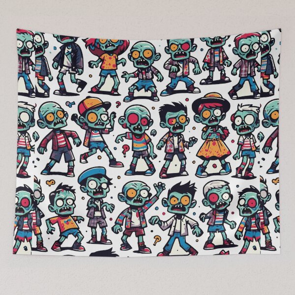Item preview, CARTOON ZOMBIE PATTERN designed and sold by HYPeR-NaTUrE.