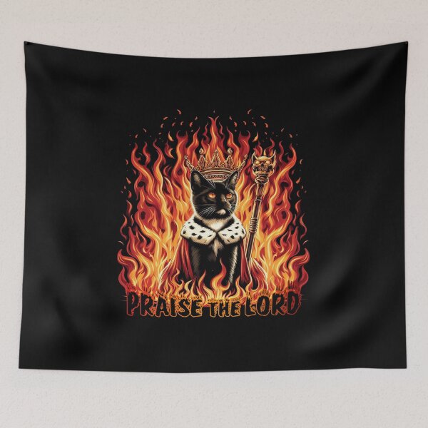 Item preview, Kuna Lord of Hell - cat evil designed and sold by Big Catsby.