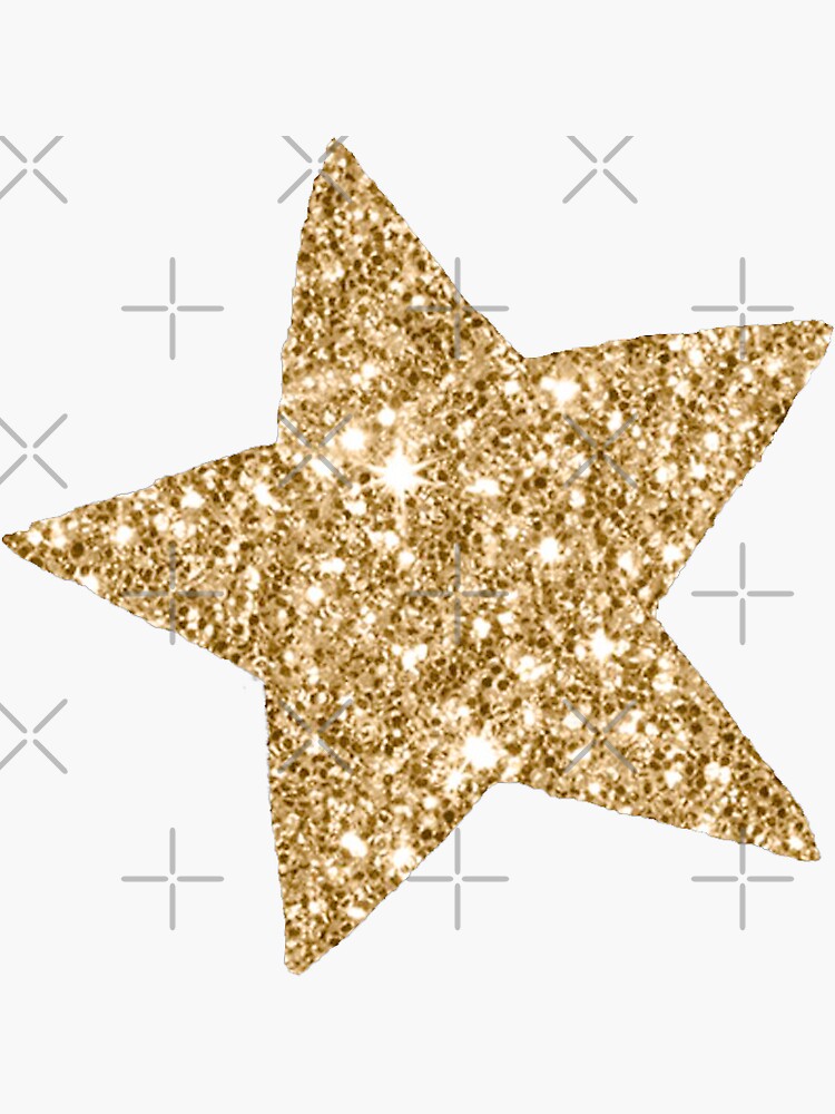 Gold Star Graphic' Sticker