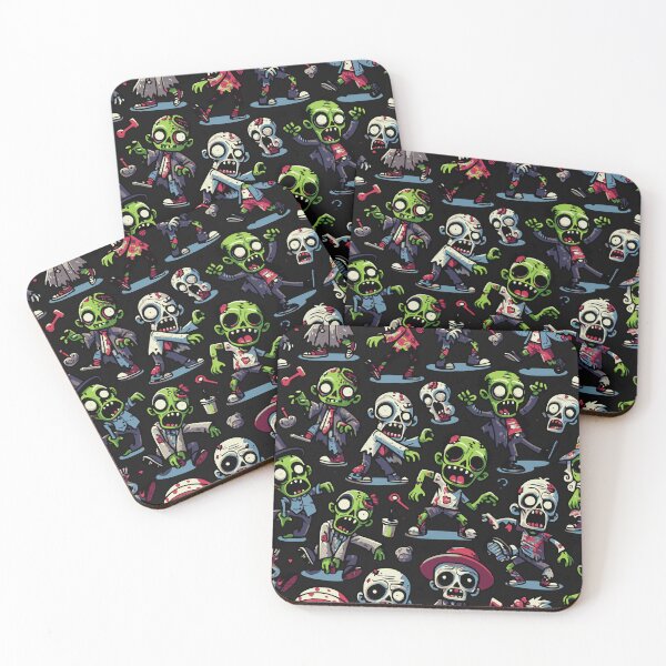 Item preview, CARTOON ZOMBIE PATTERN NO BACKGROUND designed and sold by HYPeR-NaTUrE.