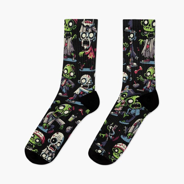 Item preview, CARTOON ZOMBIE PATTERN NO BACKGROUND designed and sold by HYPeR-NaTUrE.