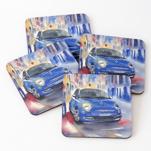 Item preview, The little friend, a blue Fiat 500 designed and sold by Glineur.