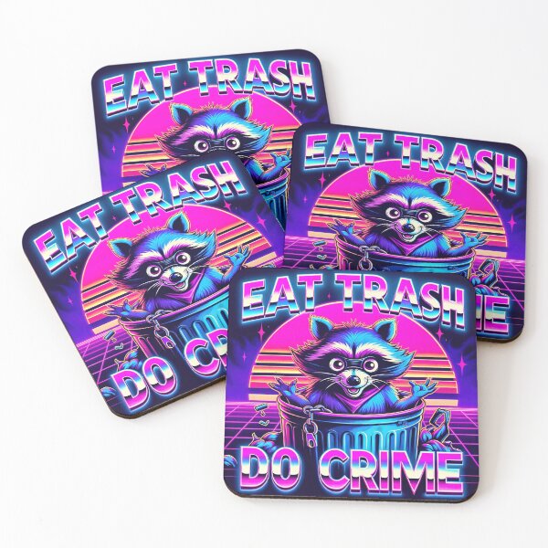 Item preview, eat trash, do crime designed and sold by 80s teeshirts.