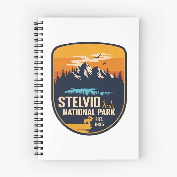 Item preview, Stelvio National Park Italy Retro Badge designed and sold by mountainfad.