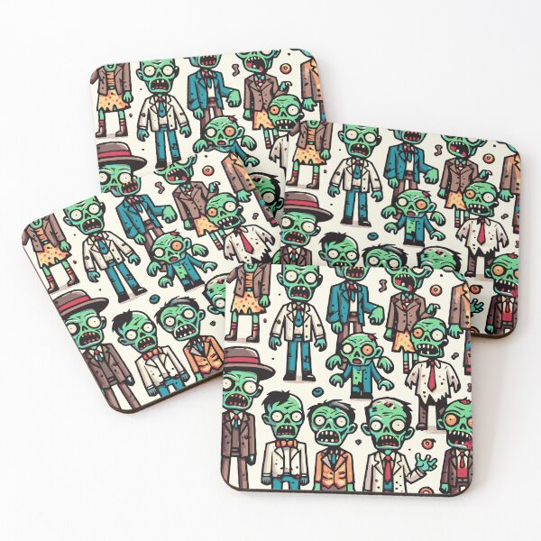 Item preview, CARTOON ZOMBIE PATTERN 3 designed and sold by HYPeR-NaTUrE.