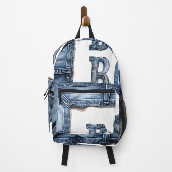 Item preview, Bad boy, jeans letters in the jeans frame, old blue jeans, blue artwork designed and sold by silent-violin.
