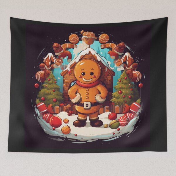 Item preview, Christmas Gingerbread Man Holiday Xmas Comic designed and sold by 0DarkArtz0.
