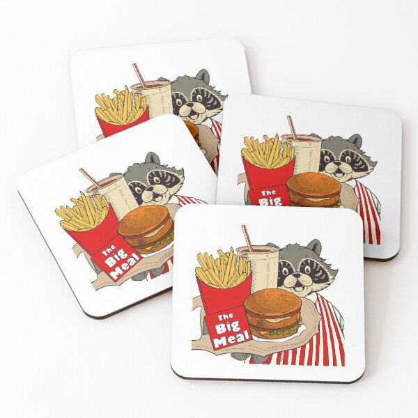 Item preview, Fast food Racoon - mc donalds  designed and sold by NaturesBandit.