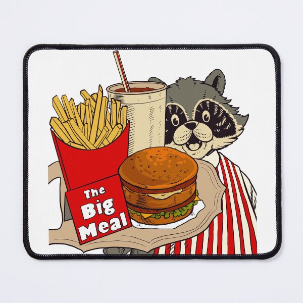 Item preview, Fast food Racoon - mc donalds designed and sold by NaturesBandit.