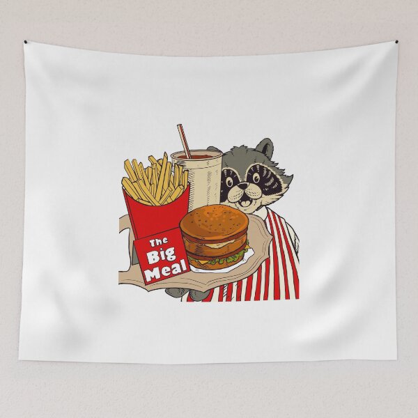 Item preview, Fast food Racoon - mc donalds  designed and sold by NaturesBandit.