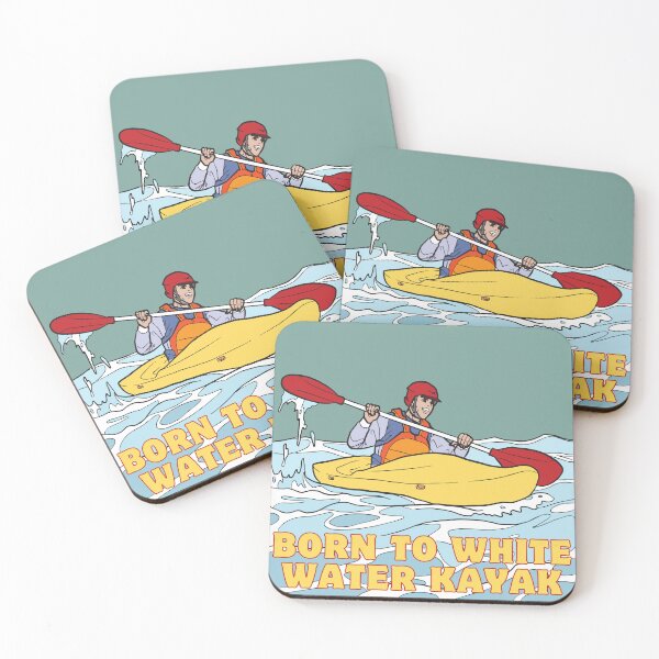 Item preview, Born to white water kayak designed and sold by artwaves.
