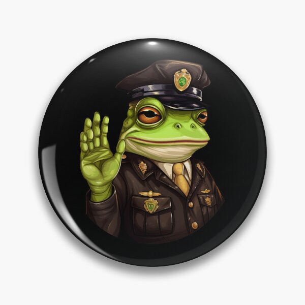 Item preview, Frog policeman designed and sold by Soulskier.