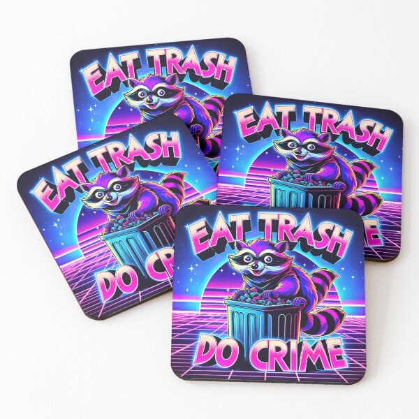 Item preview, Eat trash, do crime designed and sold by 80s teeshirts.