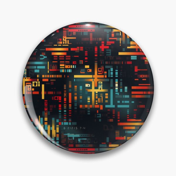 Item preview, Digital Code Abstract Pattern designed and sold by SideSignal.