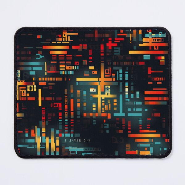 Item preview, Digital Code Abstract Pattern designed and sold by SideSignal.
