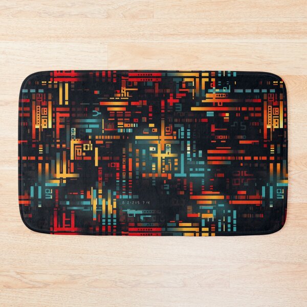 Item preview, Digital Code Abstract Pattern designed and sold by SideSignal.