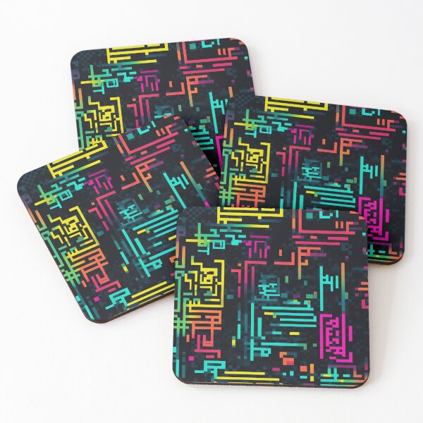 Item preview, Digital Code Abstract Pattern designed and sold by SideSignal.