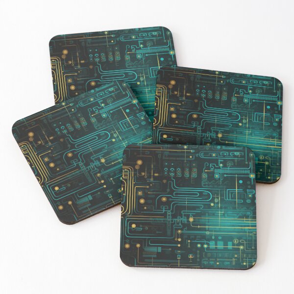 Item preview, Digital Code Abstract Pattern designed and sold by SideSignal.