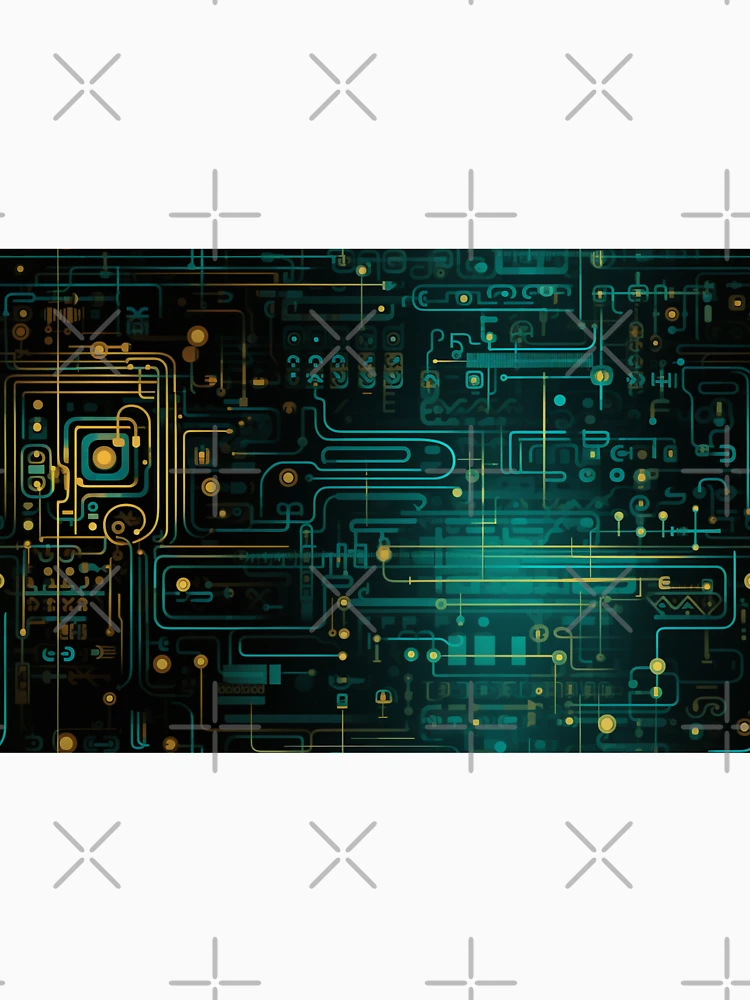 Thumbnail 6 of 6, Pullover Hoodie, Digital Code Abstract Pattern designed and sold by SideSignal.