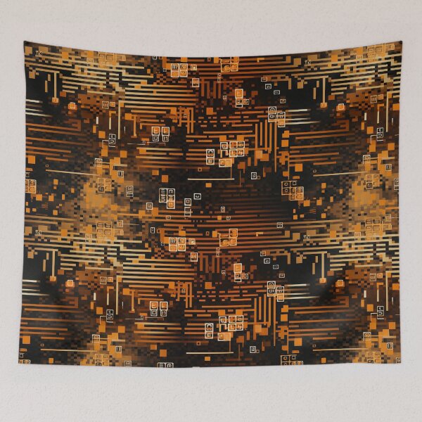 Item preview, Digital Code Abstract Pattern designed and sold by SideSignal.
