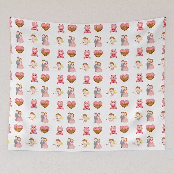 Item preview, sweet, bear, wedding, and cupid a nice combination designed and sold by huape.
