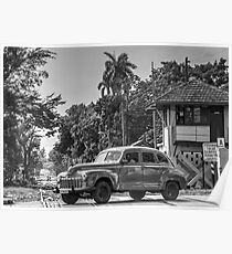 Crossing the railroad Poster