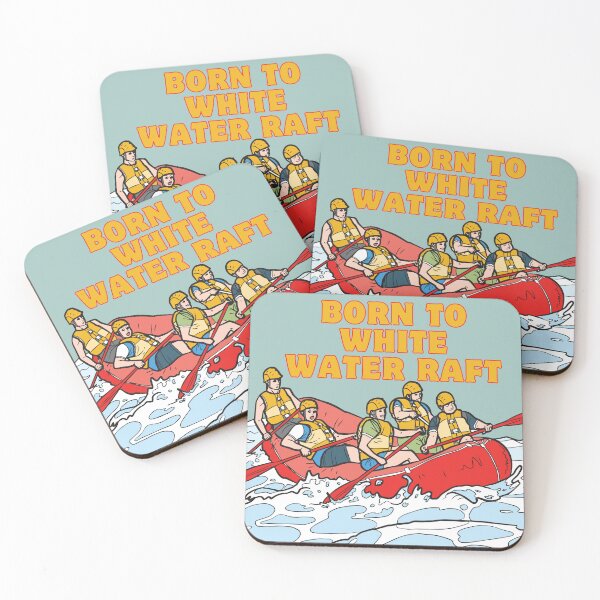 Item preview, Born to white water raft designed and sold by artwaves.