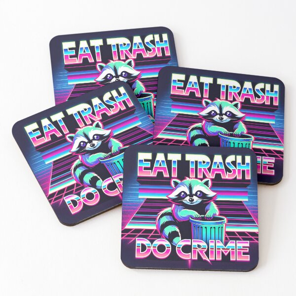 Item preview, Eat trash, do crime designed and sold by 80s teeshirts.