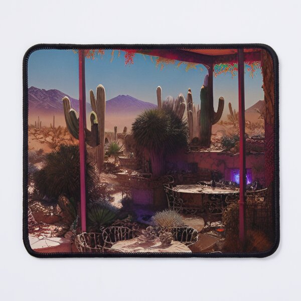 Item preview, AI generated garden in desert designed and sold by Tinkerbell678.