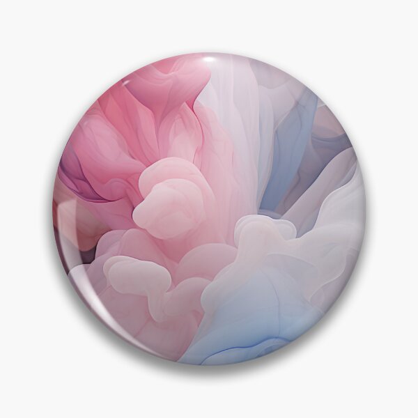Item preview, Blue and Pink Haze Flowing Fabrics Art  designed and sold by TinyTints.