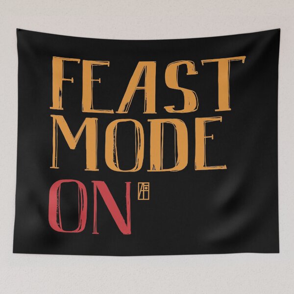 Item preview, Feast Mode ON  - Happy Thanksgiving Day - feast on vintage designed and sold by ArtProjectShop.